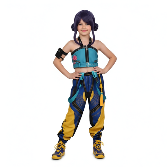 Enfant KPop Demon Hunters(2025) Huntrix Zoey Cosplay Costume