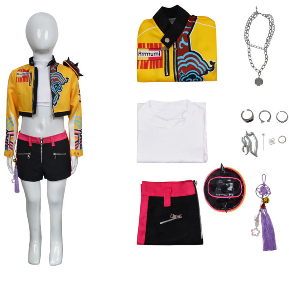 Enfant KPop Demon Hunters(2025) Rumi Cosplay Costume 8