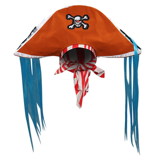 Enfant One Piece Buggy Chapeau+Bandeau Cosplay Accessoire