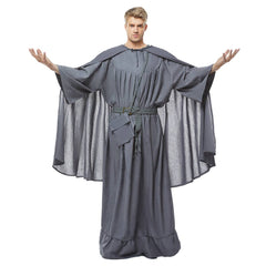 The Lord of the Rings LOTR Gandalf Tenue Grise Cosplay Costume Halloween Carnaval