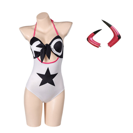 Hazbin Hotel(2024) Verosika Mayday Maillot de Bain Une Pièce Cosplay Costume