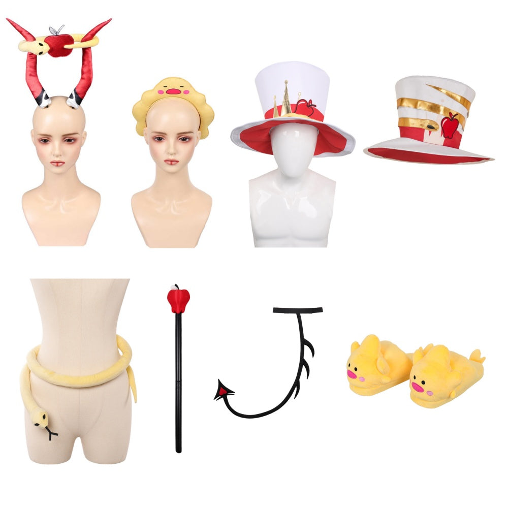 Hazbin Hotel Lucifer Cosplay Accessoires 8pcs