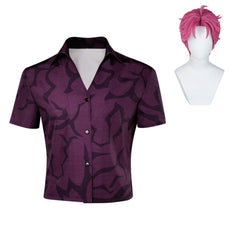 KPop Demon Hunters(2025) Abby Chemise Violette Cosplay Costume Perruque