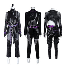 KPop Demon Hunters(2025) Huntrix Rumi Mira Zoey Combinaison Noire Cosplay Costume