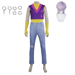 KPop Demon Hunters(2025) Saja Boys Mystery Cosplay Costume Perruque Clips