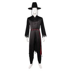 KPop Demon Hunters The Saja Boys Jinu Saja Demon Tenue Noire Cosplay Costume Ver.2