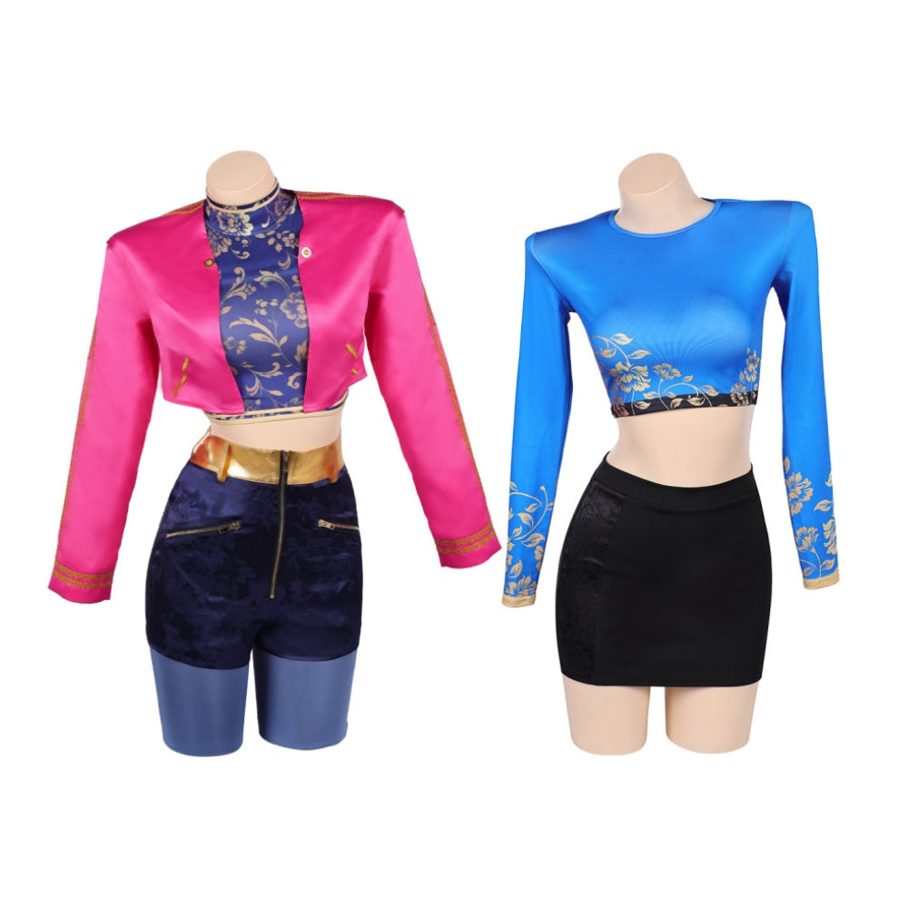 Kpop Demon Hunters(2025) Huntrix Rumi Zoey Tenue Cosplay Costume