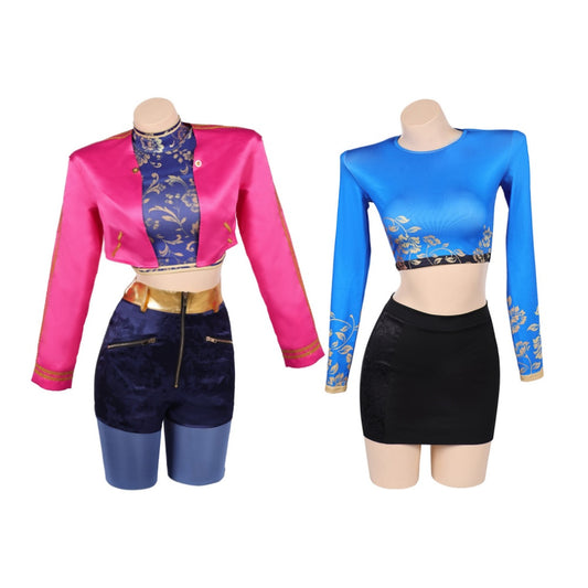 Kpop Demon Hunters(2025) Huntrix Rumi Zoey Tenue Cosplay Costume