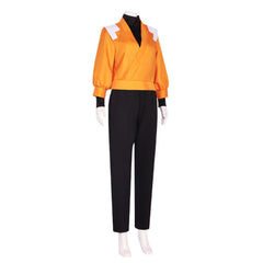 Cosplay Costume Yoruichi Shihouin Anime Cosplay Tenue Orange et Noire Adulte