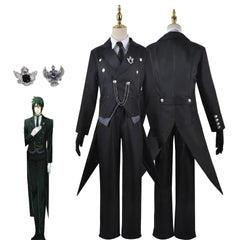 Black Butler Sebastian Costume à Queue d'Hirondelle Cosplay Costume