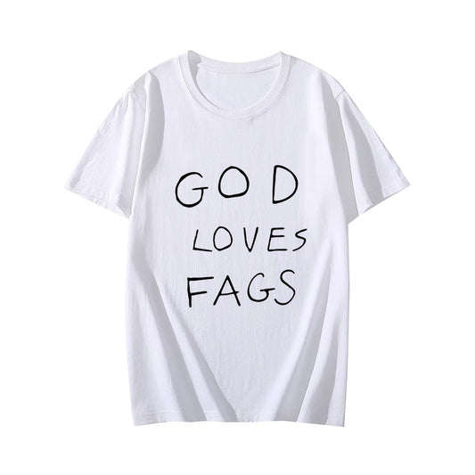 Shameless Ian Gallagher T-shirt Imprimé Blanc/Noir Cosplay Costume