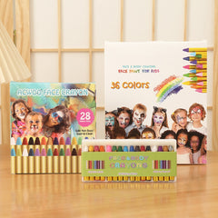Cosplay Accessoire Enfant Crayons de Maquillage pour Le Visage 12, 16, 28 ou 36 Couleurs