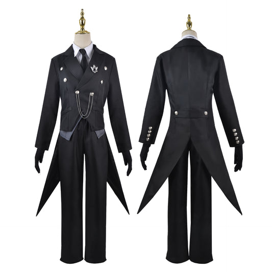 Black Butler Sebastian Costume à Queue d'Hirondelle Cosplay Costume