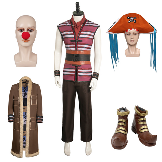 One Piece Baggy Tenue Raye Cosplay Costume