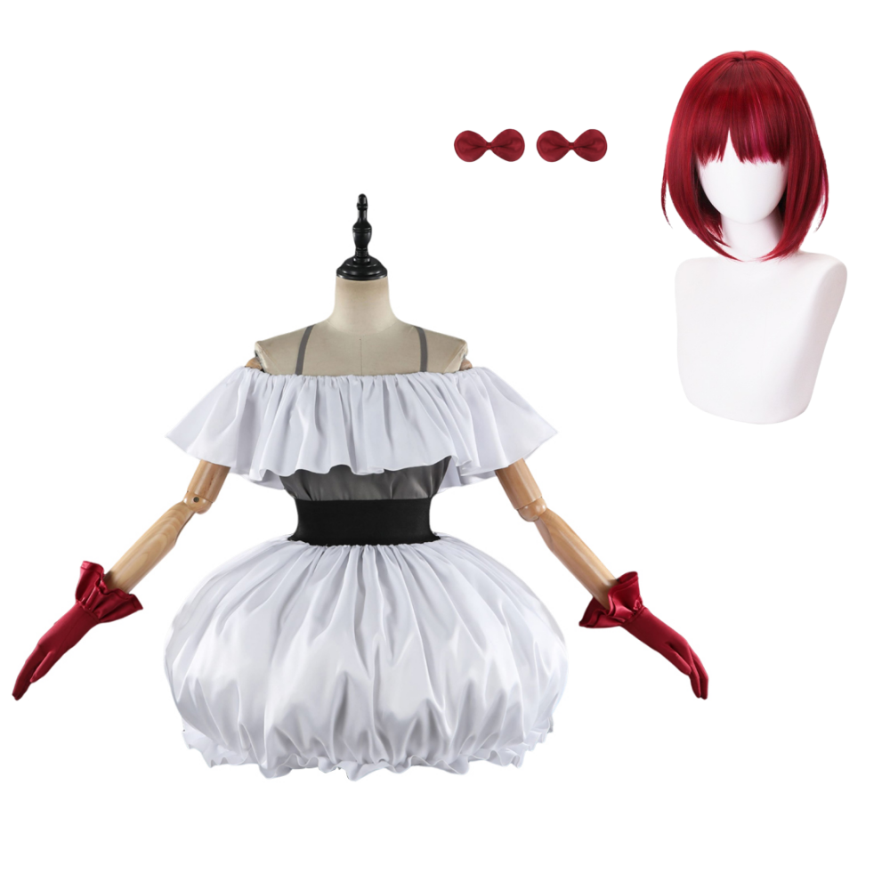 Oshi no Ko 3(2026) Arima Kana Robe Blanche Cosplay Costume Perruque