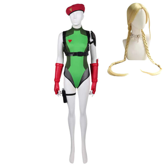 Overwatch 2 x Street Fighter 6 Widowmaker Tenue Verte de Cammy White Peau Coslay Costume