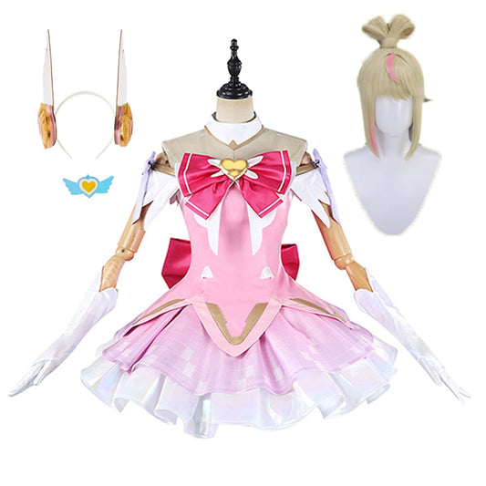 Overwatch Juno Heart of Hope Tenue Rose Cosplay Costume