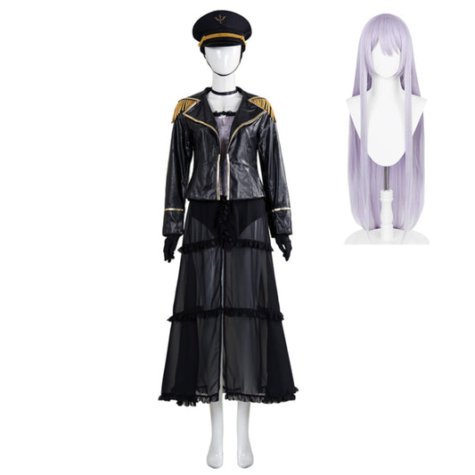Sexy Cosplay Doll Shion Nikaido Tenue Noire Cosplay Costume