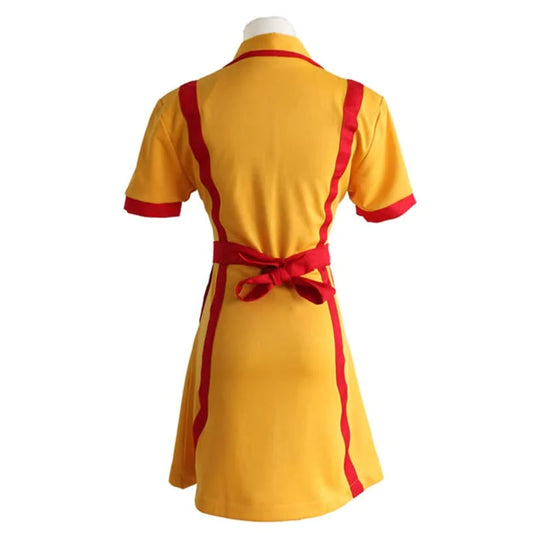 2 Broke Girls Max Caroline Serveuse Uniforme Costume Cosplay