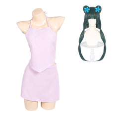 The Apothecary Diaries Saision 2(2025) Maomao Peignoir Rose Cosplay Costume avec Perruque