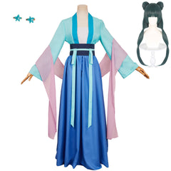 The Apothecary Diaries Saision 2(2025) Maomao Tenue Verte et Bleue Cosplay Costume
