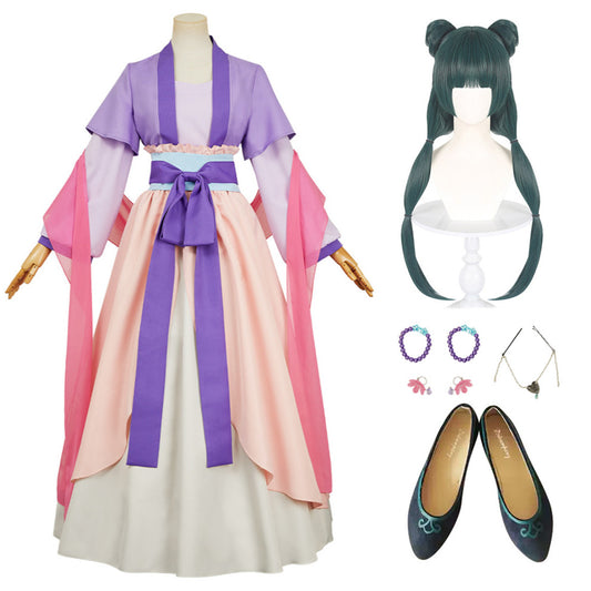 The Apothecary Diaries Saision 2(2025) Maomao Tenue Rose et Violette Cosplay Costume