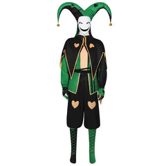 The Freak Circus Harlequin Tenue Verte Cosplay Costume