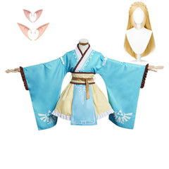 The Legend of Zelda: Breath of the Wild Link Lolita Robe Cosplay Costume Design Original