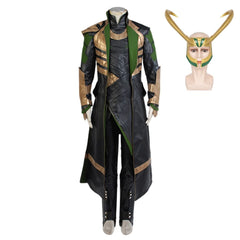 Thor 2: Le Monde des Ténèbres Adulte Loki Tenue Cosplay Costume Halloween