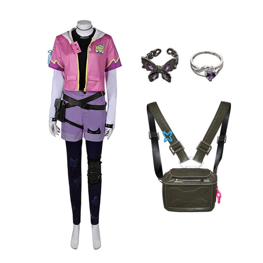 Valorant Clove Tenue Rose Cosplay Costume