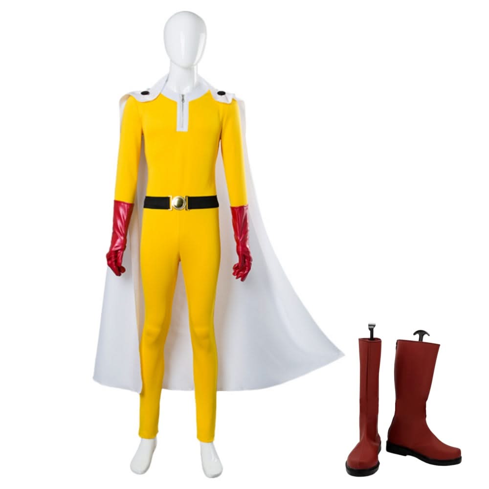 Wanpanman 2 Saitama Combinaison Cosplay Costume