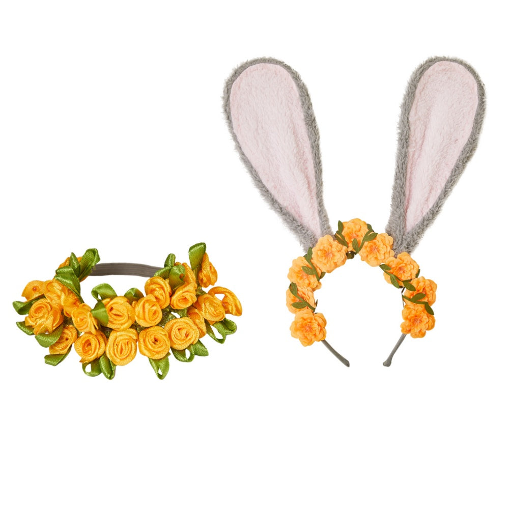 Zootopia 2(2025) Judy Hopps Anneau de Cheveux/Serre-tête à Fleurs Jaunes Cosplay Accessoire