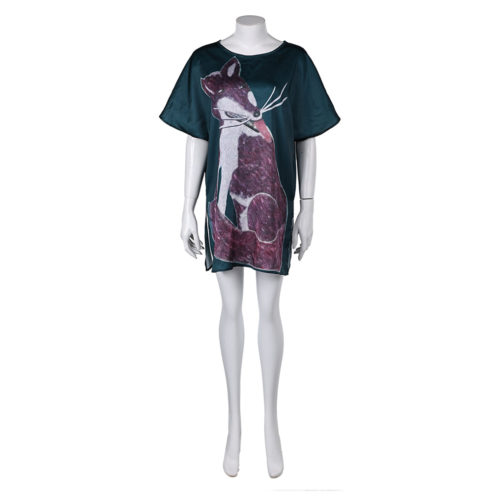 ABBA Anni-Frid Lyngstad 1970s T-shirt Disco Vert Costume Vintage