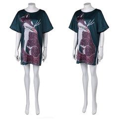 ABBA Anni-Frid Lyngstad 1970s T-shirt Disco Vert Costume Vintage