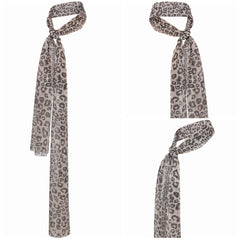 ABBA Femme Agnetha Faltskong 1970s Écharpe à Imprimé Léopard Accessoire Vintage
