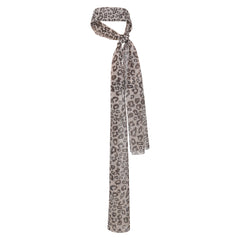ABBA Femme Agnetha Faltskong 1970s Écharpe à Imprimé Léopard Accessoire Vintage