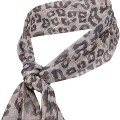 ABBA Femme Agnetha Faltskong 1970s Écharpe à Imprimé Léopard Accessoire Vintage