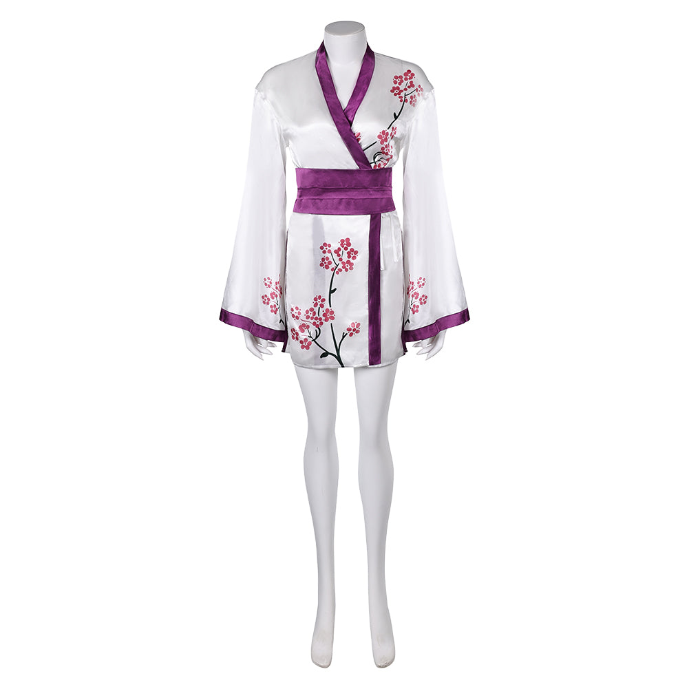 ABBA Femme Agnetha Faltskong 1970s Robe Courte Costume Vintage