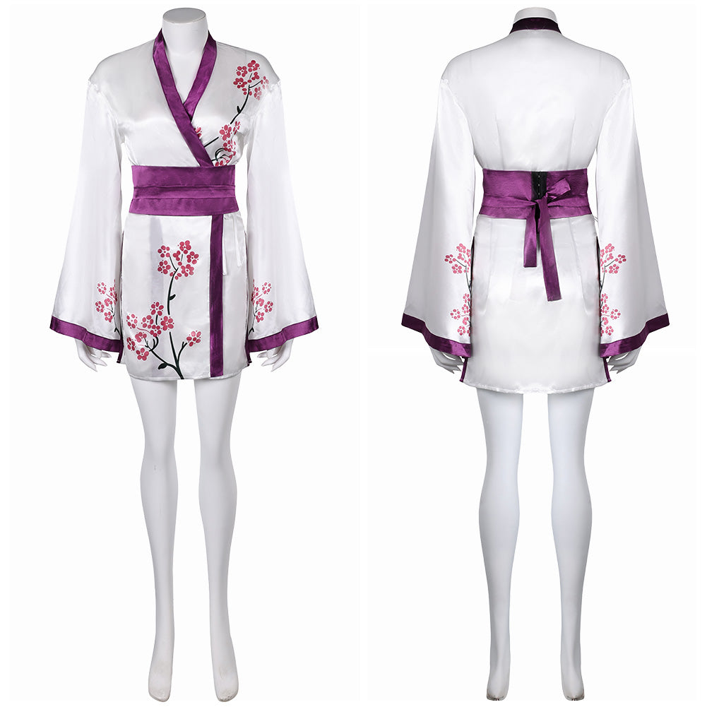 ABBA Femme Agnetha Faltskong 1970s Robe Courte Costume Vintage