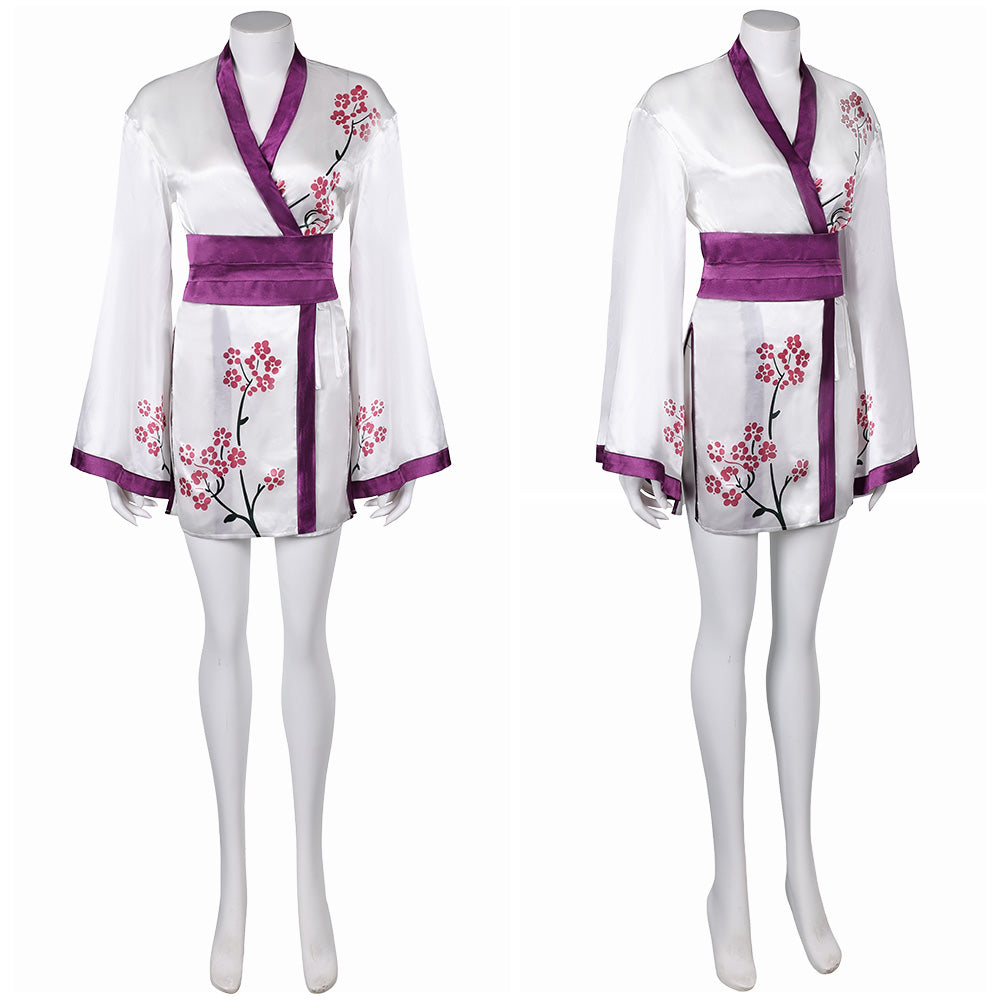 ABBA Femme Agnetha Faltskong 1970s Robe Courte Costume Vintage