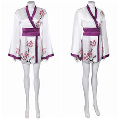 ABBA Femme Agnetha Faltskong 1970s Robe Courte Costume Vintage