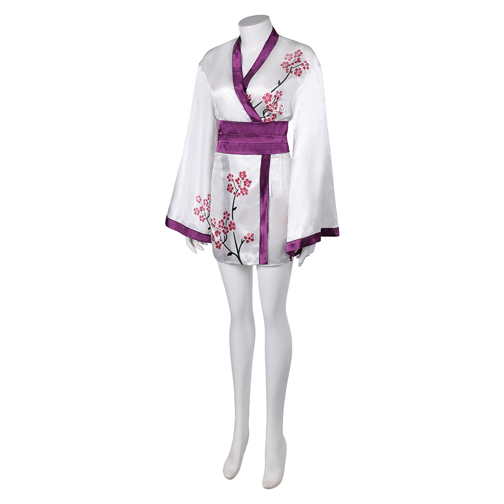 ABBA Femme Agnetha Faltskong 1970s Robe Courte Costume Vintage