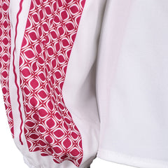 ABBA Femme Anni-Frid Lyngstad 1970s Chemise Rouge et Blanche Costume Vintage