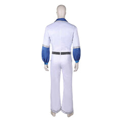 ABBA Homme Benny Anderson 1970S Combinaison Blanche Costume Vintage