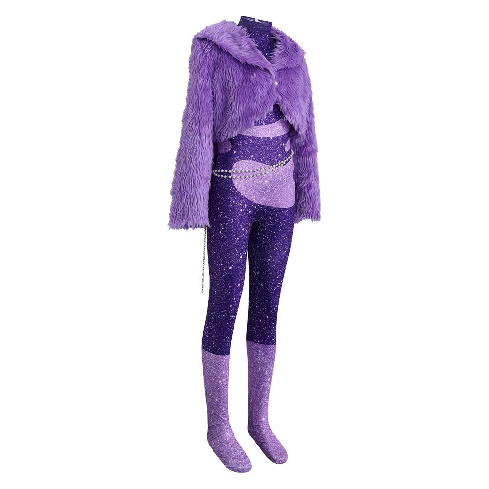 Adulte & Enfant Zootopia 2(2025) Gazelle Tenue Violette Cosplay Costume