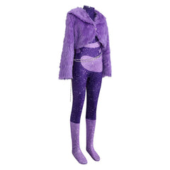 Adulte & Enfant Zootopia 2(2025) Gazelle Tenue Violette Cosplay Costume