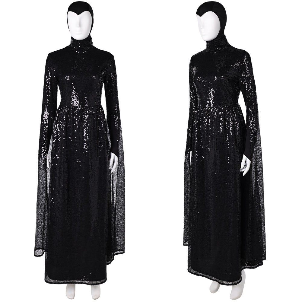 Adulte Blanche Neige La Reine Méchante Tenue Noire Cosplay Costume