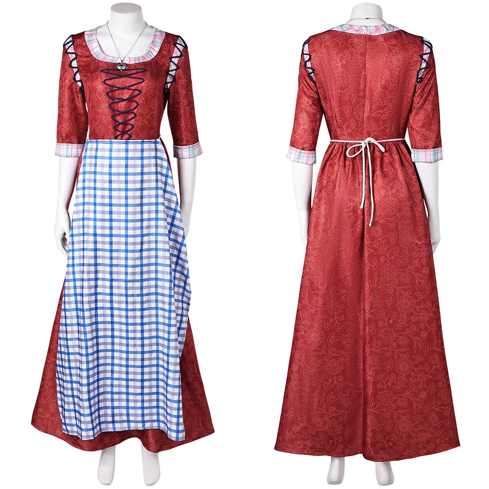 Adulte Blanche Neige(2025) Blanche Neige Robe Rouge Cosplay Costume