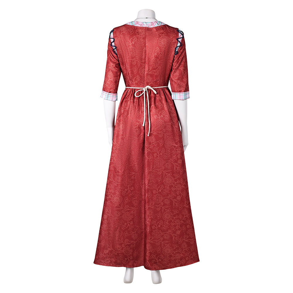 Adulte Blanche Neige(2025) Blanche Neige Robe Rouge Cosplay Costume