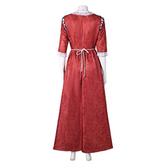 Adulte Blanche Neige(2025) Blanche Neige Robe Rouge Cosplay Costume